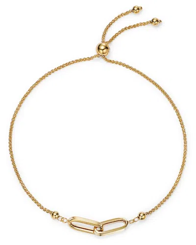 Bloomingdale's Double Link Bolo Bracelet In 14k Yellow Gold - Exclusive