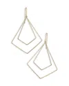 Bloomingdale's Double Wire Geometric Drop Earrings In 14k Yellow Gold - Exclusive In Gold