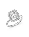 Bloomingdale's Emerald-cut Certified Diamond Engagement Ring In 14k White Gold, 2.0 Ct. T. W. - Exclusive In White