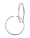 Bloomingdale's Endless Large Hoop Earrings In Sterling Silver In Silver