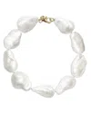 Bloomingdale's Fine Collection 14k Yellow Gold Baroque Pearl Bracelet - Exclusive In Pearl