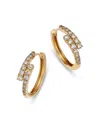 Bloomingdale's Fine Collection 14k Yellow Gold Diamond Huggie Hoop Earrings, 1.00 Ct. T. W. In Gold