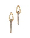 Bloomingdale's Fine Collection 14k Yellow Gold Diamond Interlocking Drop Earrings, 1.00 Ct. T. W. In Gold