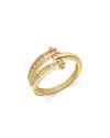 Bloomingdale's Fine Collection 14k Yellow Gold Diamond Stack Ring, 0.38 Ct. T. W. In Gold