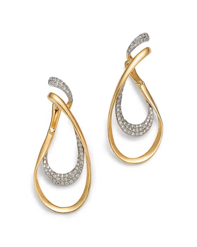 Bloomingdale's Fine Collection 14k Yellow Gold Diamond Twist Drop Earrings, 0.30 Ct. T. W.
