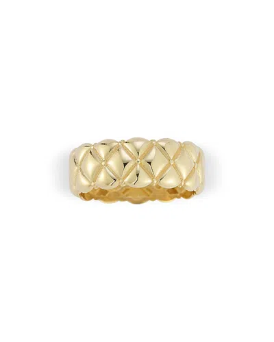 Bloomingdale's Fine Collection 14k Yellow Gold Quilted Band Ring