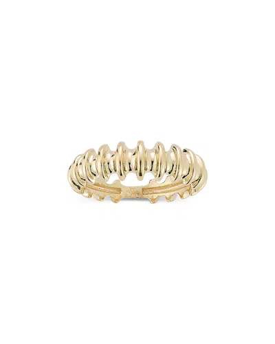 Bloomingdale's Fine Collection 14k Yellow Gold Ribbed Band Ring