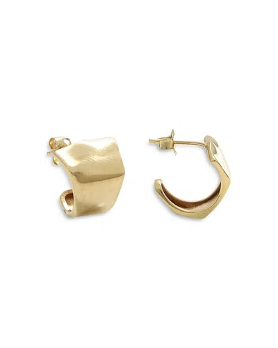 Bloomingdale's Fine Collection 14k Yellow Gold Wave Hoop Earrings - Exclusive