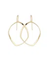 Bloomingdale's Fine Collection Abstract Oval Drop Earrings In 14k Yellow Gold In Gold