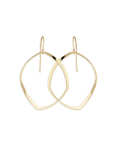 Bloomingdale's Fine Collection Abstract Oval Drop Earrings In 14k Yellow Gold