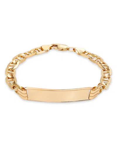 Bloomingdale's Fine Collection Anchor Id Bracelet In 14k Yellow Gold