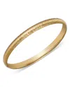 Bloomingdale's Fine Collection Bark Finish Bangle Bracelet In 14k Yellow Gold In Gold