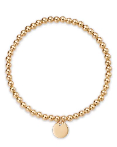 Bloomingdale's Fine Collection Beaded Bracelet In 14k Yellow Gold