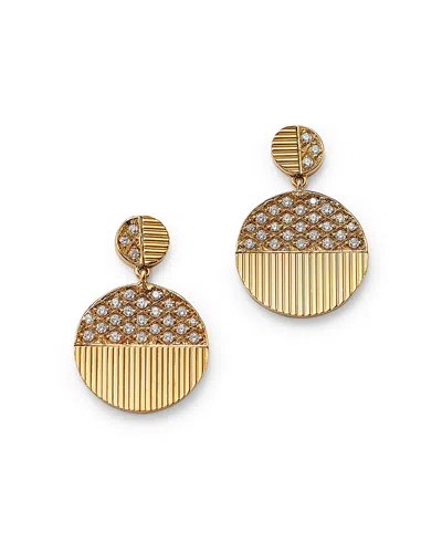 Bloomingdale's Fine Collection Bloomingdale's Diamond Drop Earrings In 14k Yellow Gold, 0.34 Ct. T. W.