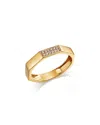 Bloomingdale's Fine Collection Bloomingdale's Diamond Geometric Band In 14k Yellow Gold, 0.07 Ct. T. W. In Gold
