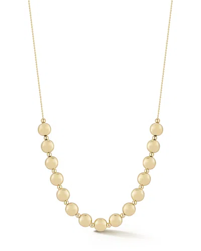 Bloomingdale's Fine Collection Bold Button Collar Necklace In 14k Yellow Gold, 16.5-18 In Purple