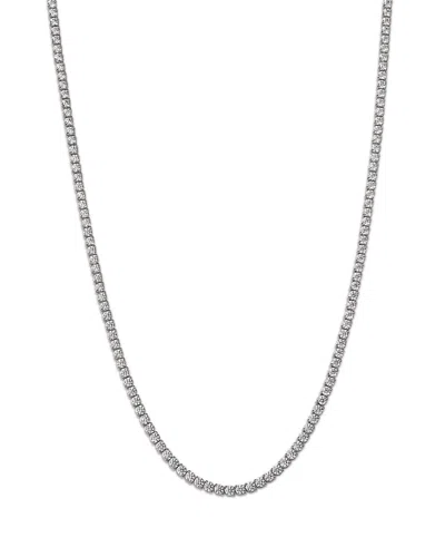 Bloomingdale's Fine Collection Certified Diamond Classic Tennis Necklace In 14k White Gold, 12.0 Ct. T. W.