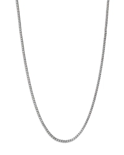 Bloomingdale's Fine Collection Certified Diamond Classic Tennis Necklace In 14k White Gold, 5.0 Ct. T. W.