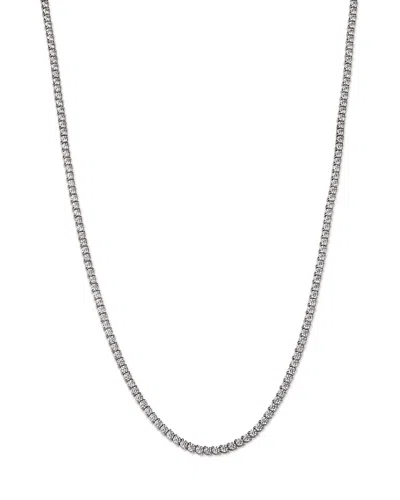 Bloomingdale's Fine Collection Certified Diamond Classic Tennis Necklace In 14k White Gold, 8.0 Ct. T. W.