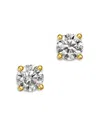 Bloomingdale's Fine Collection Certified Diamond Colorless Stud Earrings In 18k Yellow Gold, 0.50 Tcw In Gold