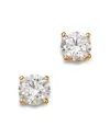 Bloomingdale's Fine Collection Certified Diamond Colorless Stud Earrings In 18k Yellow Gold, 1.00 Tcw In Gold