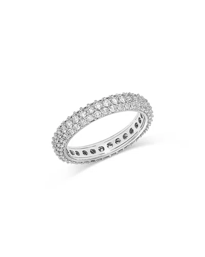 Bloomingdale's Fine Collection Certified Diamond Pave Eternity Band In 14k Gold, 1.5 Tcw In Metallic