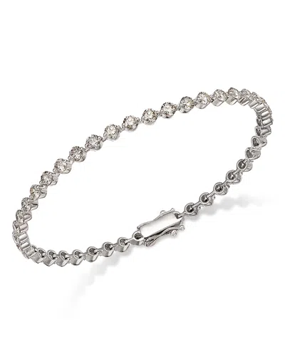 Bloomingdale's Fine Collection Certified Diamond Tennis Bracelet In 14k White Gold, 5.0 Ct. T. W.