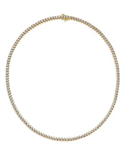 Bloomingdale's Fine Collection Certified Lab Grown Diamond Collar Necklace In 14k White Gold, 10.0 Tcw
