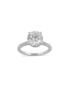 Bloomingdale's Fine Collection Certified Lab Grown Diamond Engagement Ring In 18k White Gold, 3.5 Tcw In White