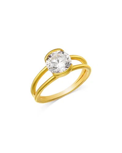 Bloomingdale's Fine Collection Certified Lab Grown Diamond Split Shank Engagement Ring In 14k Yellow Gold, 2.0 Tcw
