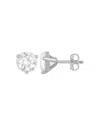 Bloomingdale's Fine Collection Certified Lab Grown Diamond Stud Earrings In 18k White Gold, 3.0 Ct. T. W. In White