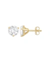 Bloomingdale's Fine Collection Certified Lab Grown Diamond Stud Earrings In 18k Yellow Gold, 5.0 Ct. T. W. In Gold