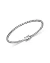 Bloomingdale's Fine Collection Certified Lab Grown Diamond Tennis Bracelet In 14k White Gold, 3.0 Tcw In Metallic