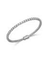Bloomingdale's Fine Collection Certified Lab Grown Diamond Tennis Bracelet In 14k White Gold, 5.0 Tcw In Metallic