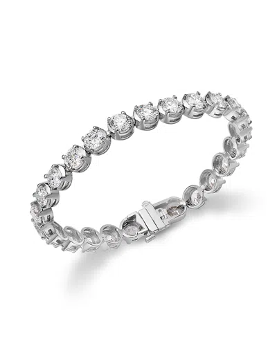 Bloomingdale's Fine Collection Certified Lab Grown Diamond Tennis Bracelet In 18k White Gold, 15.0 Ct. T. W.