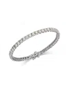 Bloomingdale's Fine Collection Certified Lab Grown Diamond Tennis Bracelet In 18k White Gold, 7.0 Ct. T. W. In White