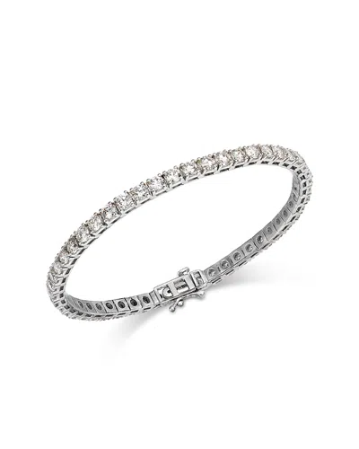Bloomingdale's Fine Collection Certified Lab Grown Diamond Tennis Bracelet In 18k White Gold, 7.0 Ct. T. W.