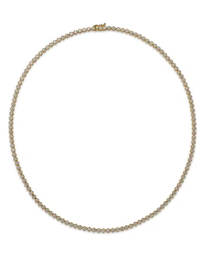Bloomingdale's Fine Collection Certified Lab Grown Diamond Tennis Necklace In 14k White Gold, 5.0 Tcw