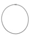 Bloomingdale's Fine Collection Certified Lab Grown Diamond Tennis Necklace In 14k White Gold, 7.0 Tcw In White