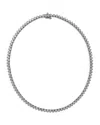 Bloomingdale's Fine Collection Certified Lab Grown Diamond Tennis Necklace In 18k White Gold, 20.0 Ct. T. W. In White Gold