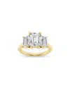 Bloomingdale's Fine Collection Certified Lab Grown Emerald-cut Diamond Engagement Ring In 18k Yellow Gold, 4.40 Ct. T. W. In Gold