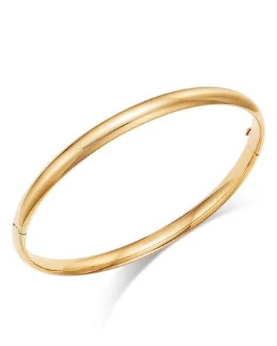 Bloomingdale's Fine Collection Classic Polished Bangle Bracelet In 14k Yellow Gold - Exclusive