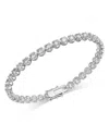 Bloomingdale's Fine Collection Crown Set Diamond Tennis Bracelet In 14k White Gold, 6.0 Ct. T. W. In White