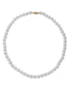 Bloomingdale's Fine Collection Cultured Akoya Pearl Necklace In 14k Yellow Gold, 18 In White