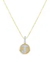 Bloomingdale's Fine Collection Diamond Accent Initial Pendant Necklaces In 14k Yellow Gold, 0.05-0.10 Ct. T. W. - Exclusive In J