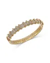 Bloomingdale's Fine Collection Diamond Bangle Bracelet In 14k Yellow Gold, 2.65 Tcw