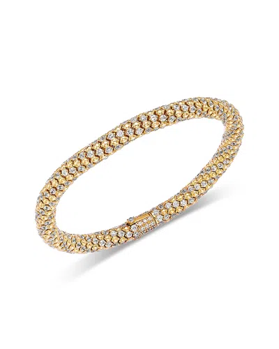 Bloomingdale's Fine Collection Diamond Beaded Bracelet In 14k Yellow Gold, 5.5 Tcw