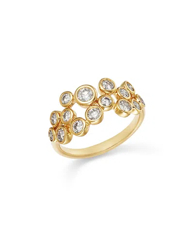 Bloomingdale's Fine Collection Diamond Bezel Cluster Ring In 14k Yellow Gold, 1.0 Tcw