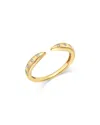 Bloomingdale's Fine Collection Diamond Bezel Cuff Ring In 14k Yellow Gold, 0.1 Ct. T. W.