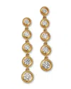 Bloomingdale's Fine Collection Diamond Bezel Drop Earrings In 14k Yellow Gold, 1.30 Ct. T. W.